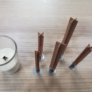 Cross Wood Wick Cross Design Wooden Wick Candle Wick