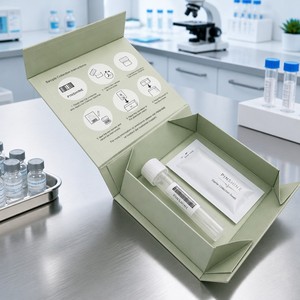 Sage Green Matte Magnetic Medical Sample Box