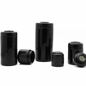 UV Black Jar Wholesale 250ml 8oz Glass Violet Jar With Sensor Lid