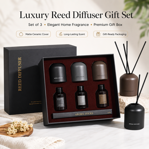 Custom Private Label Reed Diffuser Set With Luxury Gift Packaging