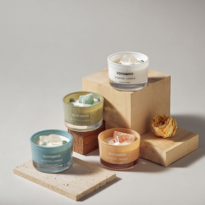 Handmade Floral Fragrance Scented Candle Gift Box