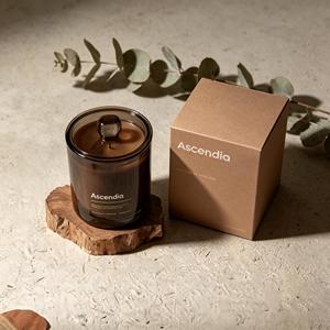 Luxury Private Label Soy Wax Scented Candle Custom Logo Wedding Gift Glass Jar Candle